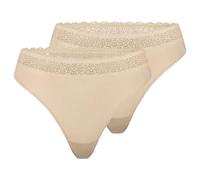Triumph Mujer Feel of Modal String 2P Underpants, Beige, XS