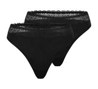 Triumph Mujer Feel of Modal String 2P Underpants, Negro, S