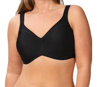 Triumph Mujer Modern Soft+Cotton W01, Minimizer Bra, Black, 90D