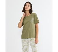 TRIUMPH Parte superior de pijama MIX & MATCH. Color verde aceiutuna