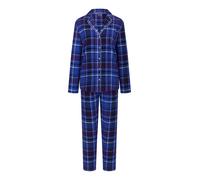 TRIUMPH Pijama 'Boyfriend' azul / negro L azul / negro