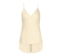 TRIUMPH Pijama de pantalón corto ecru S ecru