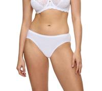 Triumph Señoras Sense of Cotton Tai Briefs, Blanco, 46
