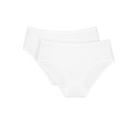 Triumph Sense of Cotton Midi 2p Calzoncillos, Blanco, 46 (Pack de 2) Mujeres