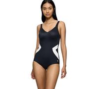 Triumph Summer Allure Op Traje de baño de una Pieza, Blanco: combinación Oscura, 40 Mujeres