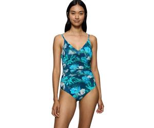 Triumph Summer Fleur OP 01 One Piece Swimsuit Mujer Multicolor (Turquoise - Dark Combination), 44, Turquoise Dark Combination, 44