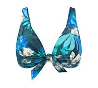 Triumph Summer Fleur W Top de Bikini, Turquesa-Dark Combination, 42 para Mujer
