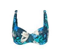 Triumph Summer Fleur WP 01 Top de Bikini, Turquesa-Dark Combination, 42 para Mujer