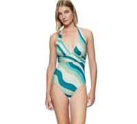 Triumph Summer Mix & Match Op Plunge PT Traje de baño de una Pieza, Blue-Light Combination, 42 Mujeres