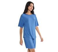 Triumph Timeless Sensuality Psk Conjunto de Pajama, Azul Claro, 38 Mujeres