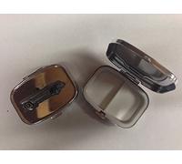 Triumph Vitesse 6 Convertible ref256 Emblema efecto peltre en viaje de metal rectangular plateado pastillero