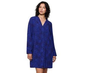 Triumph Women's Boyfriend Fit NDW 03 Nightgown, Blue-Dark Combination, 40, Combinación Azul y Oscuro., 42