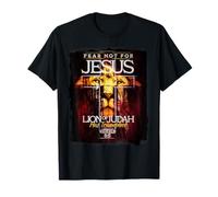 Triumphant Jesus Lion of Judah Revelation 5:5 Faith Artwork Camiseta