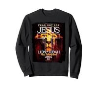 Triumphant Jesus Lion of Judah Revelation 5:5 Faith Artwork Sudadera
