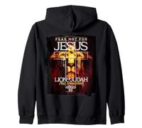 Triumphant Jesus Lion of Judah Revelation 5:5 Faith Artwork Sudadera con Capucha