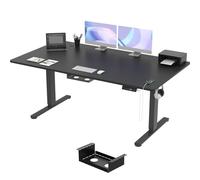 TRIUMPHKEY Escritorio Elevable Eléctrico 180×80cm con Puerto de Carga USB, 3 Alturas de Memoria, Escritorio Regulable en Altura 72-119cm Escritorio para Computadora para Oficina