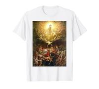 Triunfo del Cristianismo sobre el paganismo Gustave Dore 1865 Camiseta gráfica económica, Hombre, Blanco, M