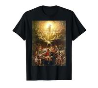 Triunfo del Cristianismo sobre el paganismo Gustave Dore 1865 Camiseta gráfica económica, Hombre, Negro, S