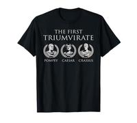 Triunvirato de Roma César Crassus Pompeyo Camiseta