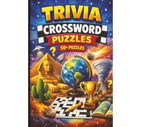 Trivia Crossword Puzzles: Crossword Puzzles with easy to read print about trivia and more| 6x9 inches, 120 pages| 50+ puzzles