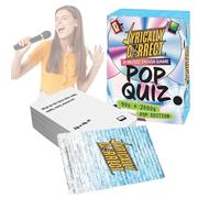 Trivia de Letras de Canciones de los 90 y 2000 - Juego Musical de Preguntas, Juegos Nostálgicos para Amigos y Familia, 150 Cartas para Recordar y Acertar, Diversión en Grupo