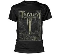 Trivium Battle Rock Metal Camiseta Man's Fashion Cotton Black Clothes, Negro , XXL