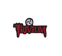 Trivium Red Metal Band parche patch bordado con logotipo para planchar de hierro en apliques