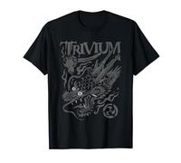 Trivium Screaming Dragon Black and White Camiseta