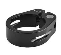 TRIWONDER Abrazadera de Poste de Asiento de Bicicleta 31,8mm 34,9mm Clip de Tubo de Asiento de Aleación de Aluminio Abrazadera de Liberación Rápida para Bicicleta Montaña MTB (01 - Negro, 34,9 mm)