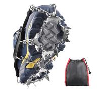 TRIWONDER Crampones de Nieve Hielo para Niños Zapatos Botas al Aire Libre (Negro - 13)