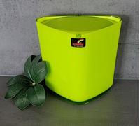 Trix Acryl Verde Kiwi Cubo de Cosméticos/Cubo Mesa Dreieck-Design + Highshine