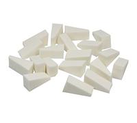 TRIXES 20 x Cuñas de Esponja de Maquillaje Belleza Mezcla de Base | Beauty blender - Aplicación maquillaje, base y Nail Art - Esenciales belleza