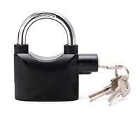 TRIXES Candado Grillete Corto Resistente, a Prueba de Agua con Alarma 110db