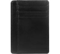 TRIXES Cartera Tarjetero de Piel Vegana Negra - Bloqueo RFID