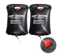 TRIXES Ducha Camping 2 Pack 20L - Bolsa Solar Portátil Exterior