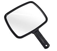 TRIXES Espejo de Mano - Espejo de Peluquería de Salón - para Peluquería y Estética - para Peluqueros Profesionales - Espejo Gran Angular de Peluquería - 20 x 17,5 cm