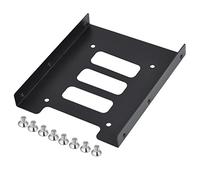 TRIXES Kits de Montaje Interno Metal Negro para Unidades Portatiles SSD de 2,5 Pulgadas y Unidades de Disco Duro de 3,5 Pulgadas - Soportes para Disco Duro - Reemplazos de Montaje para Discos Duros