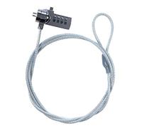 TRIXES - Lucchetto per Laptop Universale con Combinazione A 4 Cifre - Cavo In Acciaio Da 1 M Antifurto - Compatibile con La Maggior Parte Di Laptop E Notebook