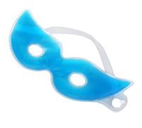 TRIXES máscara de gel para ojos con orificios - terapia de calor y frío para aliviar dolor de cabeza y tensión - ayuda a calmar ojos cansados, hinchazón y fatiga ocular