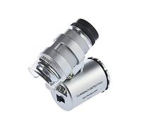 TRIXES Minilupa de Joyería 60 Aumentos; Microscopio de Aumento con Luz