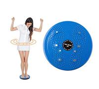 TRIXES Plato Giratorio Torsión Cintura y Caderas para Estar en Forma y Hacer Ejercicio- Azul