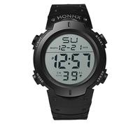 TRIXES Reloj Digital LED, Alarma y cronómetro - Correa Silicona