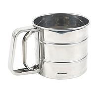 TRIXES Tamiz/Colador de Acero Inoxidable - para Harina, Cacao Y Azúcar Glasé - Operación con una Sola Mano - Puesta en Funcionamiento Manual