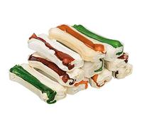 TRIXIE 10 Mini Huesos Snack Piel Masticable, 10 unidades, 230 g, Perro