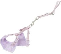 Pechera con correa ajustable para perro - Color del Producto: Rosa | Mediciones: 26-34 cm