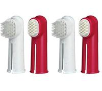 Trixie 2 Cepillos Dientes para Dedo, Masaje y Limpieza, Perro (Paquete de 2)