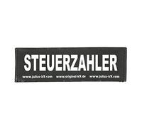 TRIXIE 2 Etiquetas Velcro Julius-K9 STEUERZAHLER, S