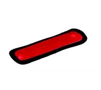 Trixie 2 Flash pegatinas de seguridad de velcro tamaño 16 × 5 cm, negro/rojo