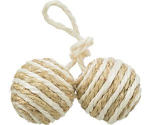 TRIXIE 2 Pelotas con Cuerda para Gatos