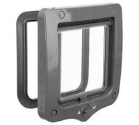 Trixie 2-Wege Gatos Puerta Unidireccional Gris, Nuevo